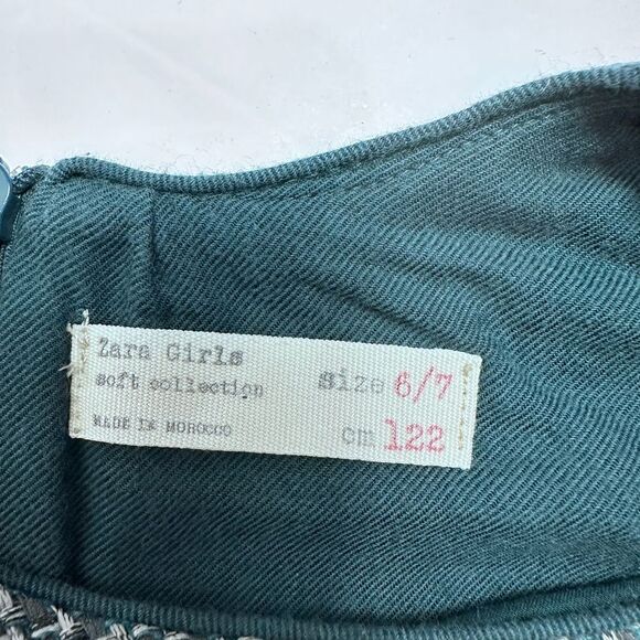 ZARA GIRLS Tweed Dress SIZE 6-7 - Picture 13 of 13